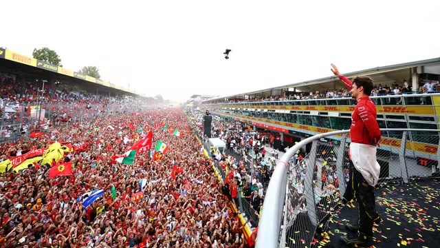 Leclerc conquista GP de Monza