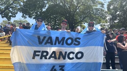 Torcida Argentina no GP de São Paulo