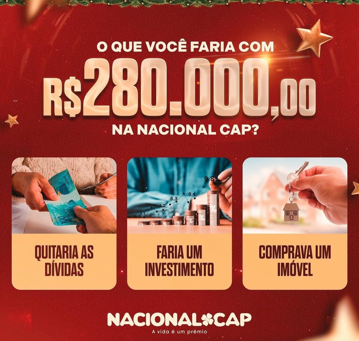 Nacional Cap dá prêmio de R$ 280 mil para pedreiro em Joinville