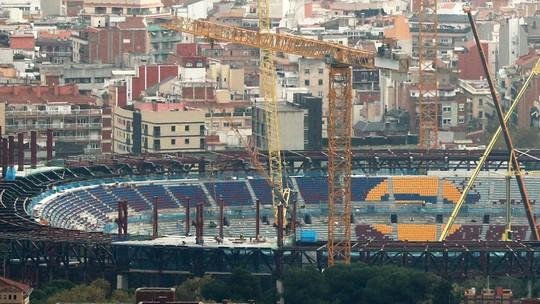 Atraso na reinauguração do Camp Nou?