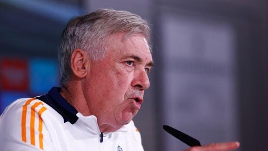 Ancelotti prevê dérbi duro contra Atlético pela Champions