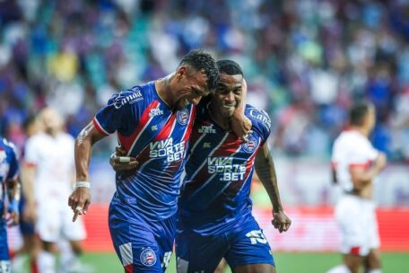 Bahia atropela o América-RN e goleia por 5 a 1 na Fonte Nova