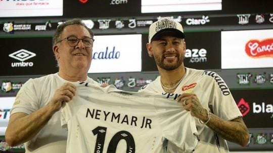 Santos prevê camisa azul e Neymar até 2026