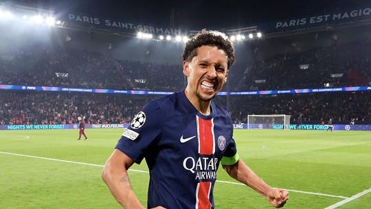 Marquinhos em fim rumo ao título da Champions com o PSG?