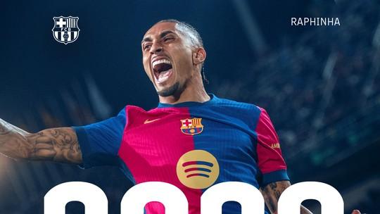 Raphinha renova com o Barcelona até 2028