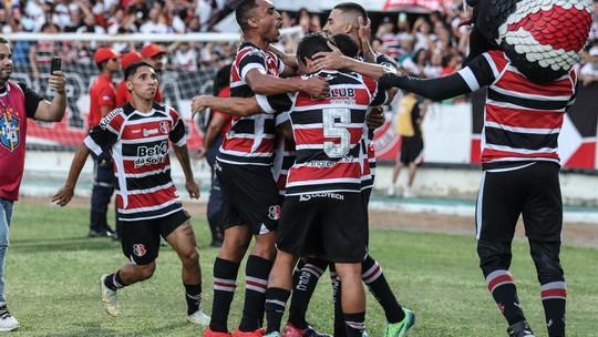 Santa Cruz invicto na série D