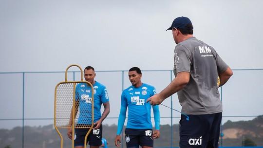 Bahia: Treino sem Kanu e Erick