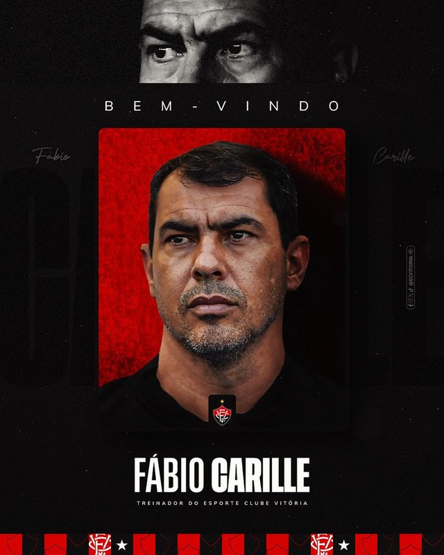 Vitória oficializa Fábio Carille como novo técnico da equipe