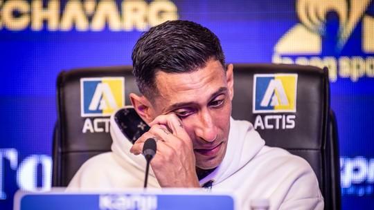 Di María retorna ao Rosario Central e se emociona