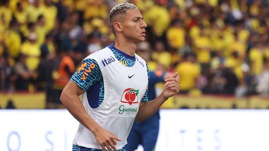 Richarlison pela Seleção: Seca de gols persiste