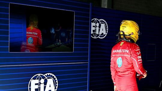 Hamilton punido, larga em último na Bélgica