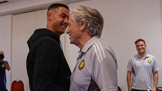 Cristiano Ronaldo encontra Jorge Jesus no Al Nassr