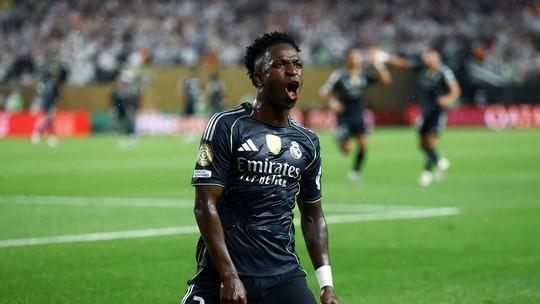 Vini Jr brilha e anima Real Madrid