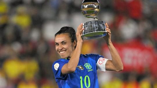 Marta impulsionada ao prêmio após Copa América
