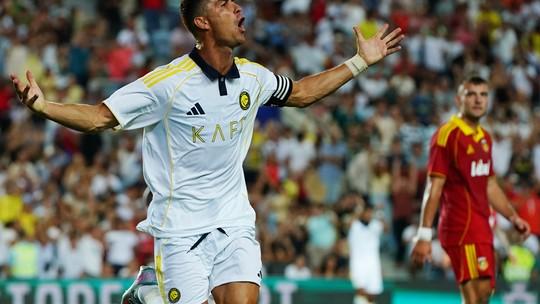 Hat trick de Cristiano Ronaldo impulsiona vitória do Al Nassr
