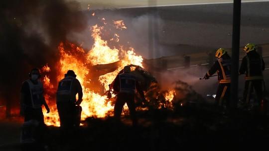 Grosjean retorna à F1 após trauma