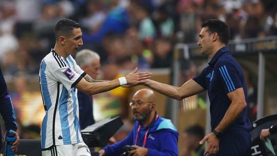 Di Maria pede contrato vitalício para Scaloni na Argentina