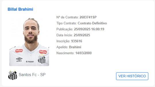Santos mira estreia de Brahimi no clássico contra Bragantino