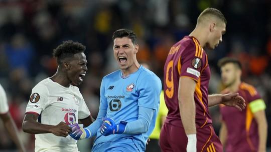 Roma cai diante do Lille após falha histórica nos pênaltis