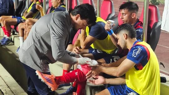 Sanabria sofre lesão incomum