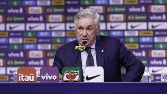 Ancelotti prepara lista para testes contra Senegal e Tunísia