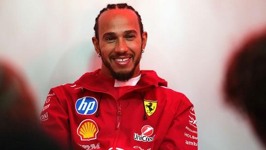 Hamilton homenageia Senna em estreia ferrarista no Brasil