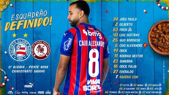 Caio Alexandre herda a camisa 8 do elenco