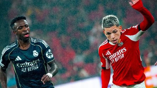 Reação de Prestianni após acusação de racismo contra Vini Jr