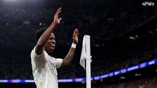 Vinicius Junior iguala recorde de gols consecutivos pelo Real Madrid