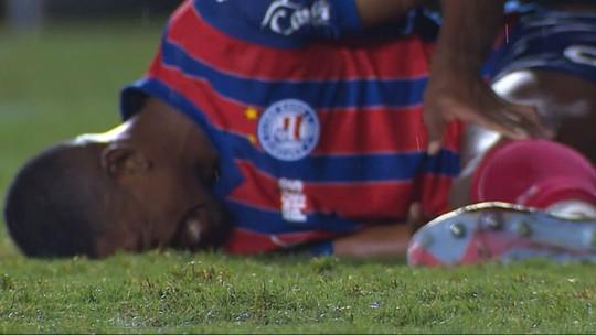 Lesão de Kanu preocupa para sequência do Bahia