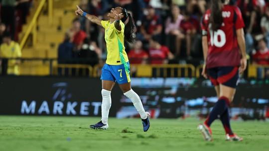 Tainá Maranhão recebe elogios de Arthur Elias por desempenho destacado