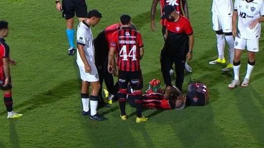 Lesões atingem três jogadores do Vitória em partida